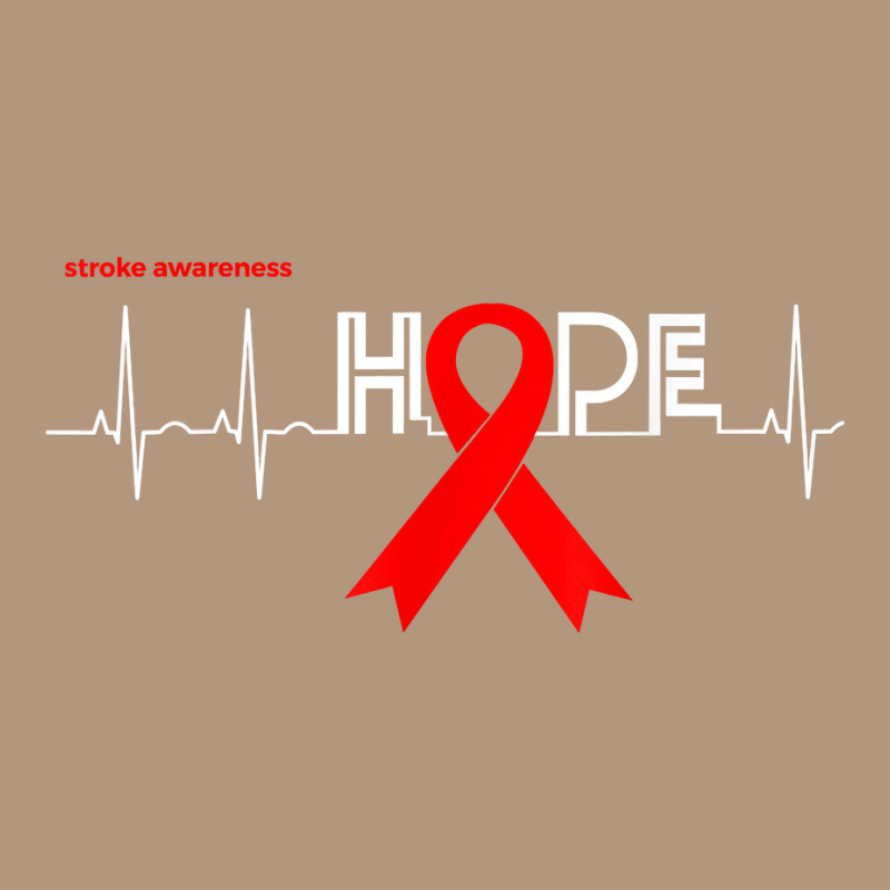 Hope  Awareness Month Products Red Ribbon Stroke Awareness T Shirt Retro Trucker Cap | Artistshot