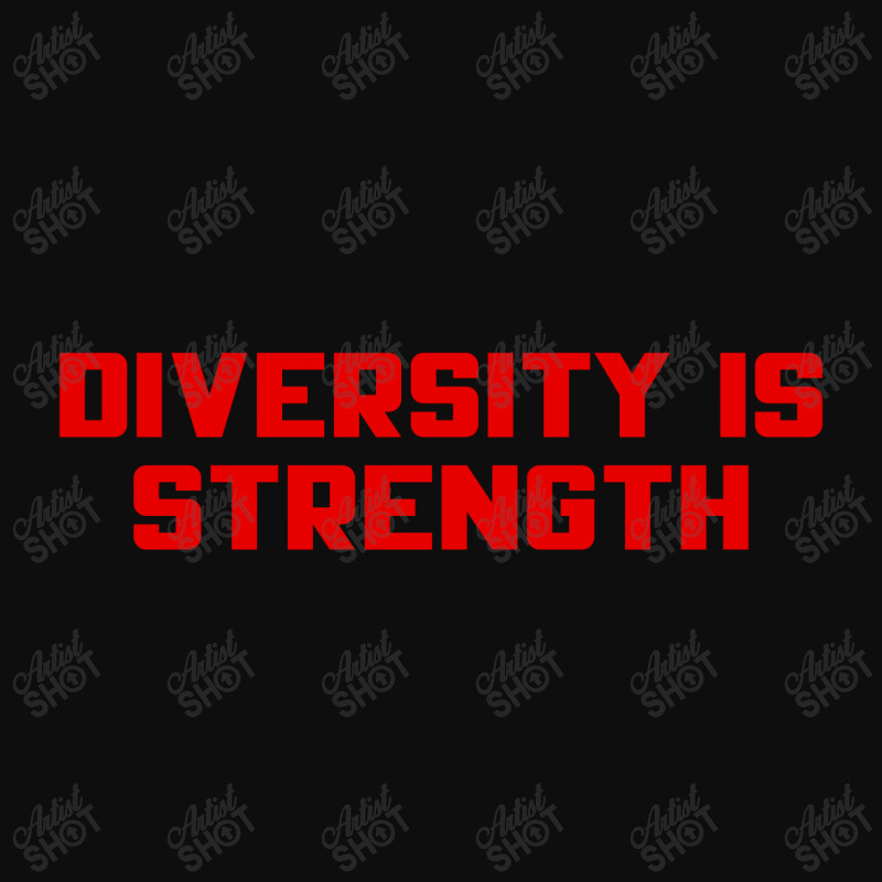 Diversity Is Strength Red Design Crop Top by Akhtar21 | Artistshot