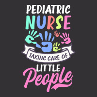 Pediatric Nurse T  Shirt Pediatric Nurse Shirt  Taking Care Of Little Vintage Short | Artistshot