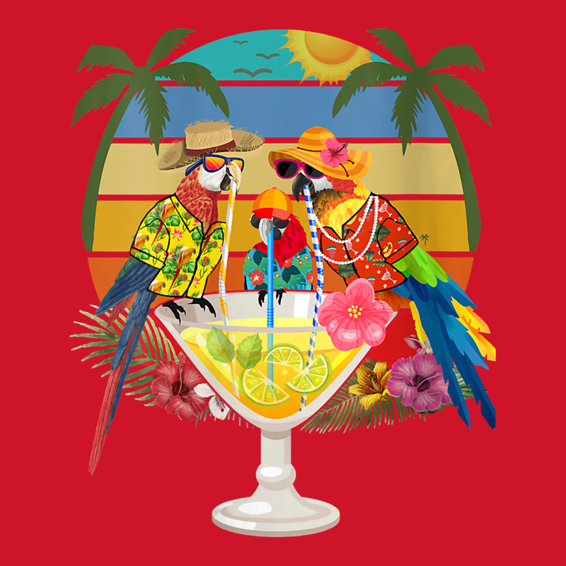 Womens Parrots Drinking Margarita On Summer Vacation Birds Fun V Neck Yupoong Trucker Cap by hutchisongruda | Artistshot