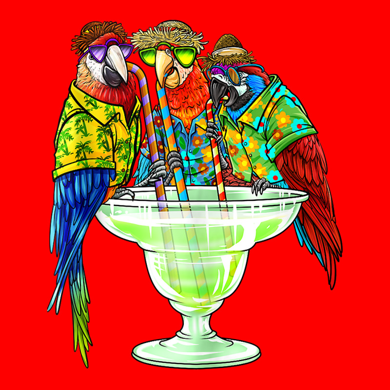 Parrots Drinking Margarita Hawaiian Shirt Vacation Birds Tank Top 5 panel snapback cap by Smykowskicalob1991 | Artistshot