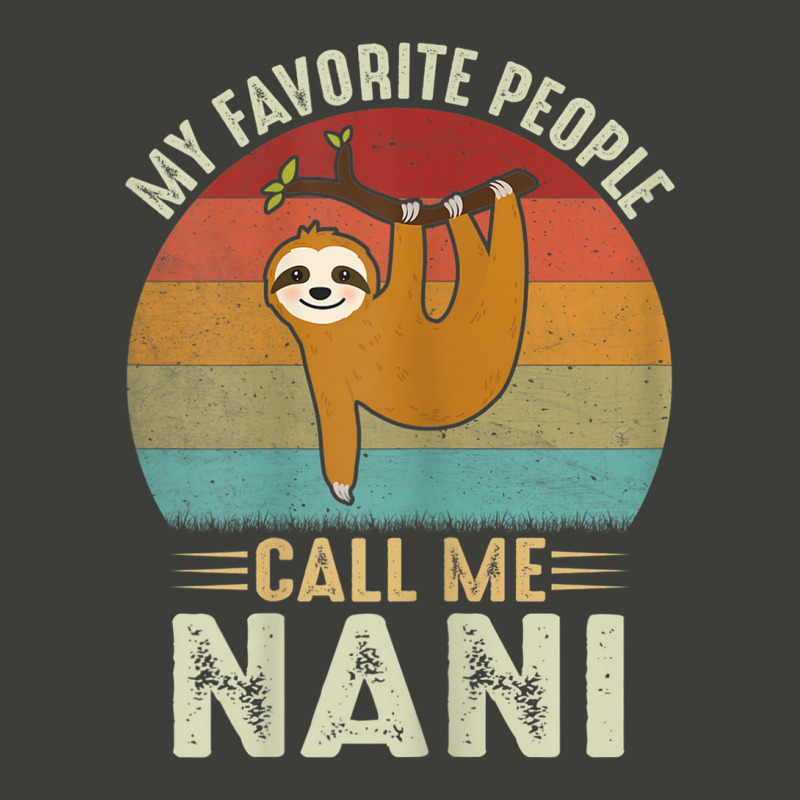 Womens My Favorite People Call Me Nani Cute Sloth Lover Grandma Pa Trucker Cap by ThienThuong | Artistshot