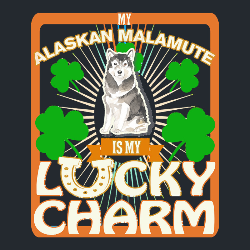 Alaskan Malamute T  Shirt My Alaskan Malamute Is My Lucky Charm   Gift Pa Trucker Cap | Artistshot