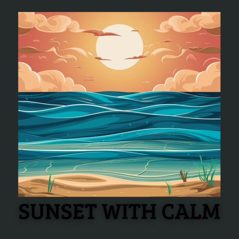 Sunset With Calm Women's Triblend Scoop T-shirt by E.S.I.Laboratory | Artistshot