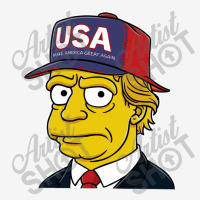 Donald Trump In The Style Of A Simpson Character Graphic T-shirt | Artistshot