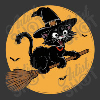 Witche Cat On A Broom Toddler Hoodie | Artistshot