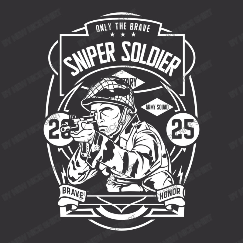 Sniper Soldier Vintage Hoodie And Short Set | Artistshot