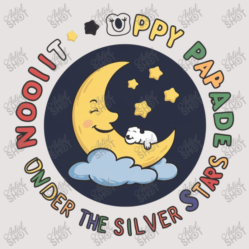 Moonlit Puppy Parade Under The Silver Stars Beanie | Artistshot