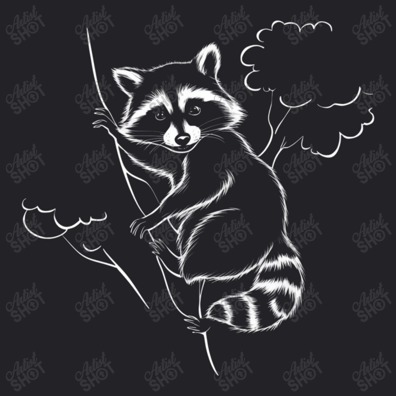 A Raccoon Cute Youth Tee by John Nichols | Artistshot