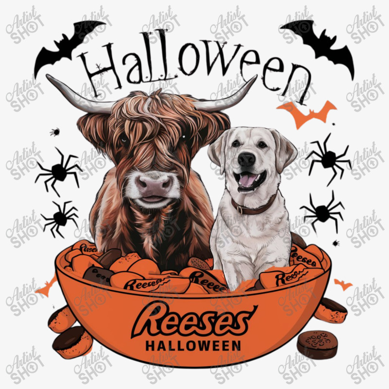 Reeses Halloween Candy Ladies Fitted T-Shirt by Charity Aduset | Artistshot