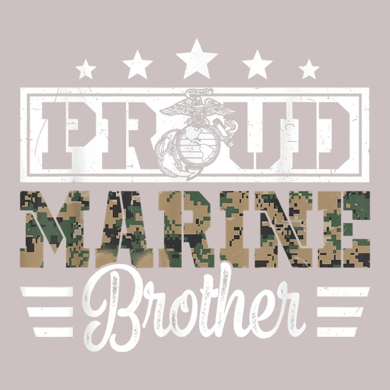 Proud Marine Brother Military Gift For Sister T Shirt Retro Trucker Cap by RolaLuken | Artistshot