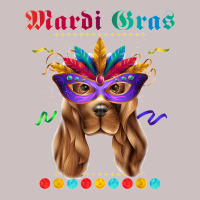 Cocker Spaniel Mardi Gras Mask Hat Bead With Feathers Funny Retro Trucker Cap | Artistshot