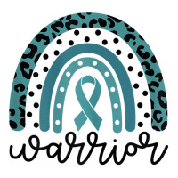 Womens Warrior Cute Teal Rainbow Graphic Ovarian Cancer Awareness T Sh Yupoong Trucker Cap | Artistshot