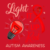 Light It Up Red Autism Awareness Puzzle Yupoong Trucker Cap | Artistshot