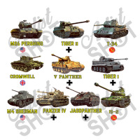 Top Ten Best Ww2 Tanks M4 Sherman Panzer Iv Tiger Ii T, 34 Yupoong Trucker Cap | Artistshot