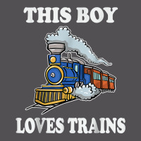 This Boy Loves Trains For A Train Lover Wagon Locomotive T Shirt Yupoong Trucker Cap | Artistshot