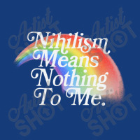 Nihilism Means Nothing To Me, Vintage Style Faded Rainbow Design Foam Snapback Hat | Artistshot