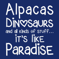 Alpacas Dinosaurs And All Kinds Of Stuff It’s Like Paradise T Shirt 5 Panel Snapback Cap | Artistshot