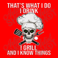 I Drink I Grill And Know Things Cookout Bbq Beer Pitmaster 5 Panel Snapback Cap | Artistshot