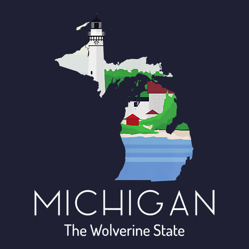 Michigan Proud State Motto The Wolverine State T Shirt 5 Panel Snapback Cap | Artistshot