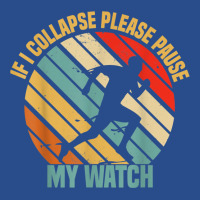 If I Collapse Please Pause My Watch Retro Funny Running T Shirt Basic Backpack | Artistshot