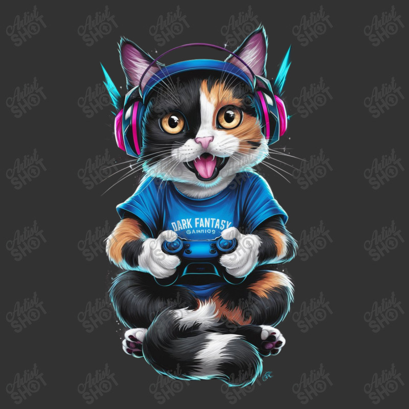 The Cat Dons A Stylish Gamingheadset Baby Bodysuit by John Nichols | Artistshot