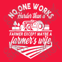 No One Works Harder Than A Farmer Except Maybe Farmer S Wife T Shirt Seamless Cap | Artistshot