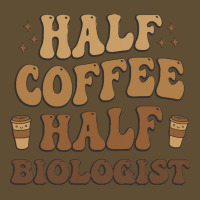 Retro T  Shirt Half Coffee Half Biologist T  Shirt Seamless Cap | Artistshot