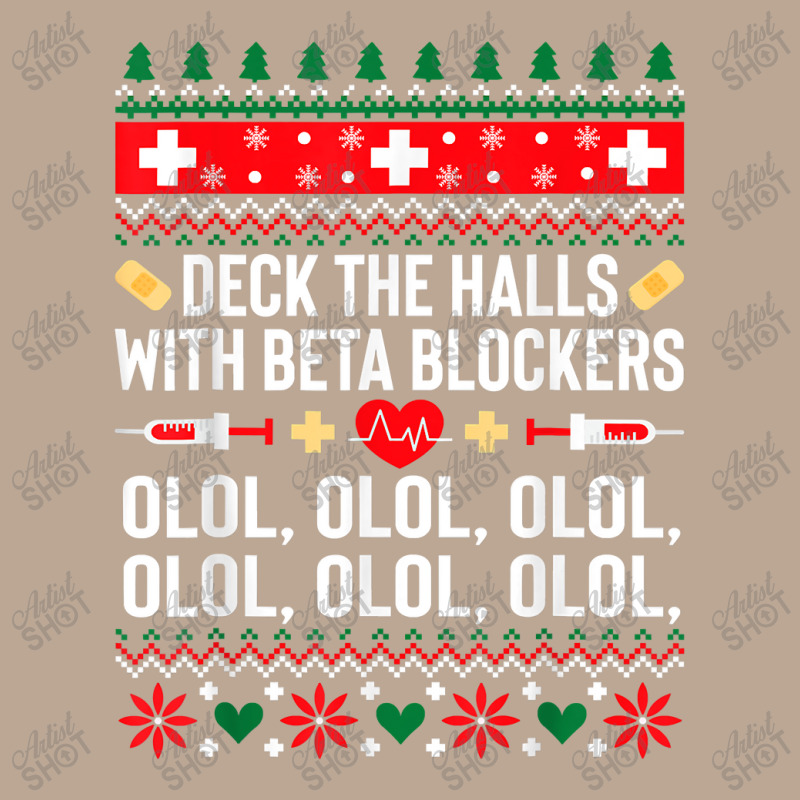 Deck The Halls With Beta Blockers Nurse Christmas Ugly Xmas T Shirt Yupoong Trucker Cap by Saiful_Siddique | Artistshot