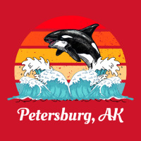 Petersburg T  Shirt Petersburg Alaska Distressed Orca Killer Whale Wav Yupoong Trucker Cap | Artistshot