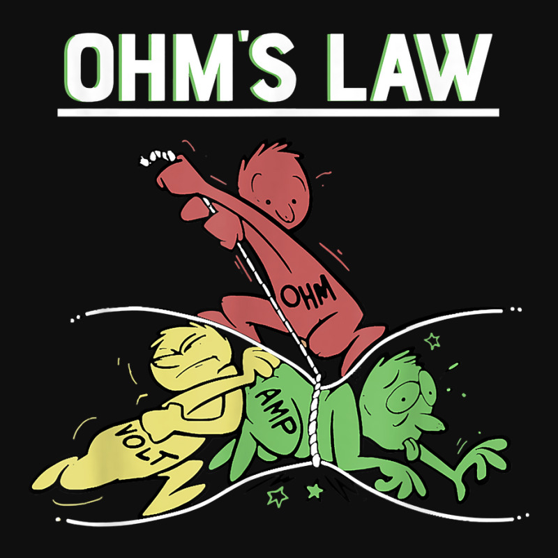 Ohms Law Funny Shirt.electrical Electronics Engineer Funny T T Shirt Foam Snapback hat by waltervanderwilt1 | Artistshot