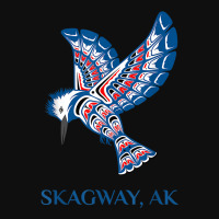 Skagway Alaska Kingfisher Native American Indian Bird Art T Shirt Foam Snapback Hat | Artistshot