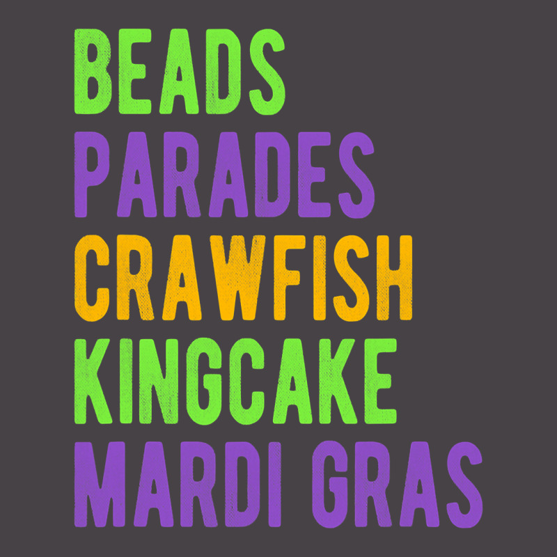 Beads, Parades, Crawfish, Kingcake, Mardi Gras T Shirt 5 Panel Snapback Cap | Artistshot