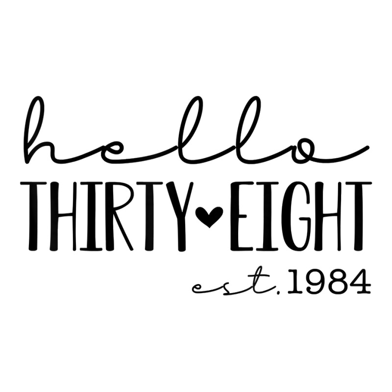 Hello Thirty Eight Est 1984, Born In 1984, 38th Birthday T Shirt 5 panel snapback cap by tandonwelters | Artistshot