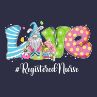 Funny Gnome Bunny Love Registered Nurse Easter Christians T Shirt Pa Trucker Cap | Artistshot