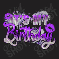 Purple Its My Birthday T-shirt | Artistshot