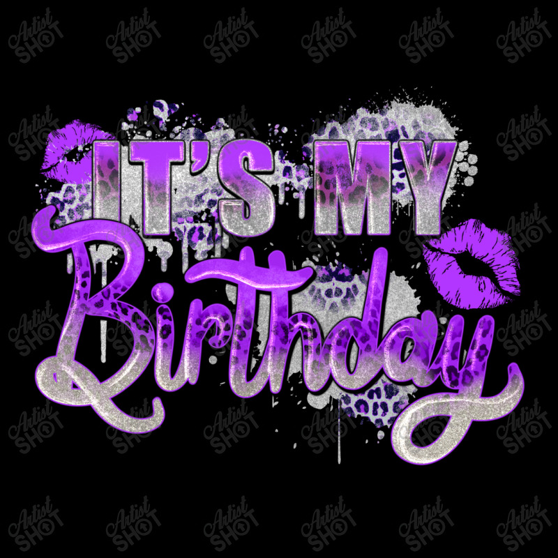 Purple Its My Birthday Urban Pullover Hoodie | Artistshot