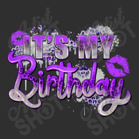 Purple Its My Birthday Square Leatherette Patch | Artistshot