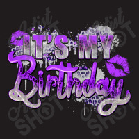 Purple Its My Birthday Waist Apron | Artistshot