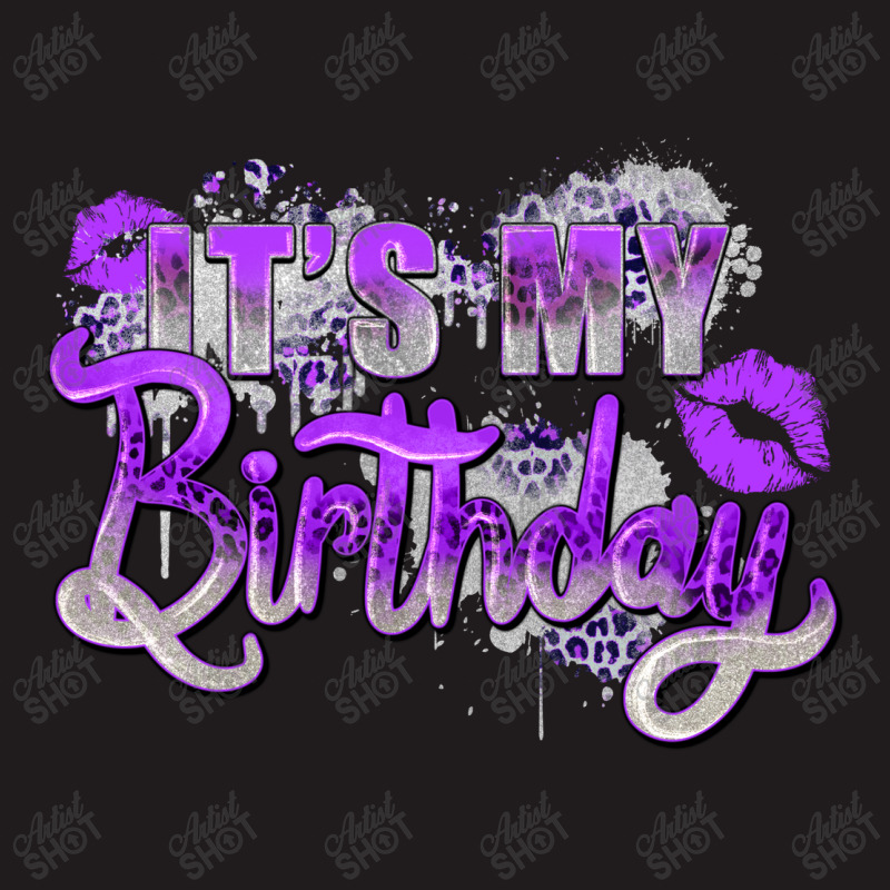 Purple Its My Birthday Waist Apron | Artistshot