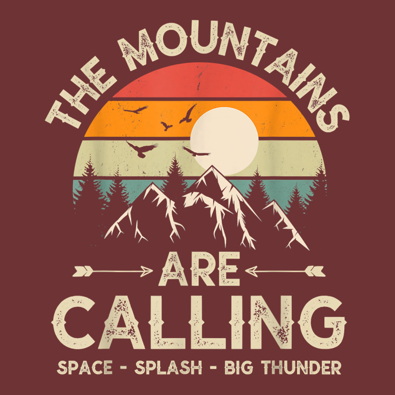 Vintage The Mountains Are Calling Space Splash Big Thunder T Shirt Seamless Cap | Artistshot