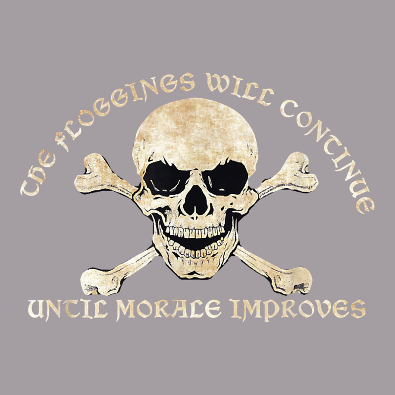 Pirate Skull Floggings Will Continue Until Morale Improves T Shirt Seamless Cap by RolaLuken | Artistshot