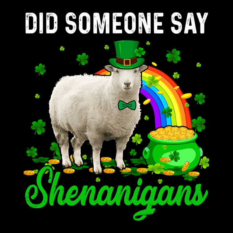 Did Someone Say Shenanigans Happy Patricks Day Sheep 240 Seamless Cap | Artistshot