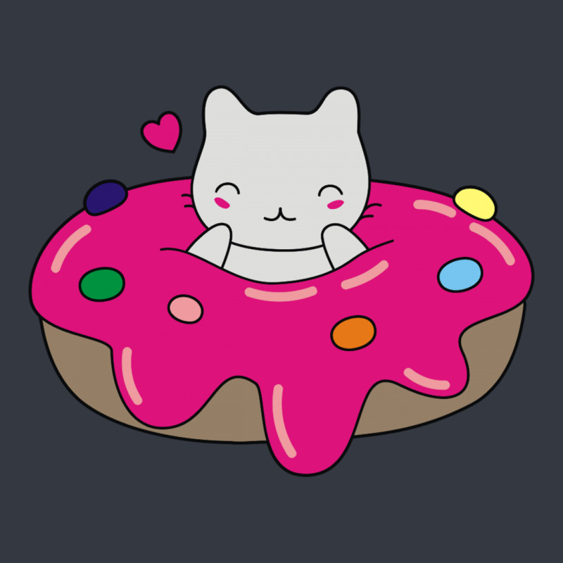 Cute Cat In A Donut Lightweight Hoodie | Artistshot