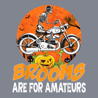 Brooms Are For Amateurs Skeleton Drive Motorcycle Halloween T Shirt Yupoong Trucker Cap | Artistshot