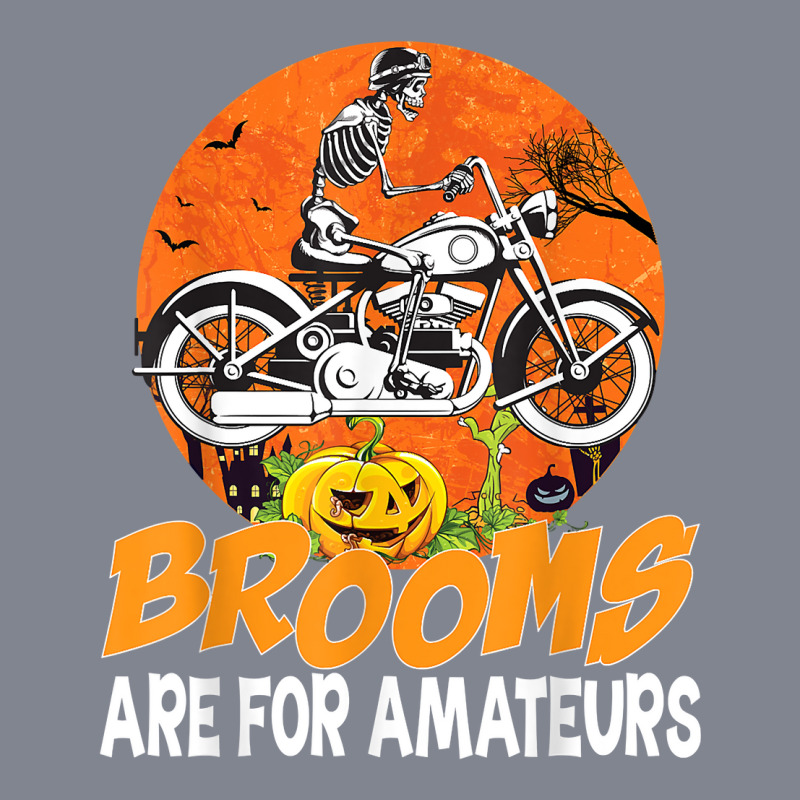 Brooms Are For Amateurs Skeleton Drive Motorcycle Halloween T Shirt Yupoong Trucker Cap by komulavcasante6 | Artistshot