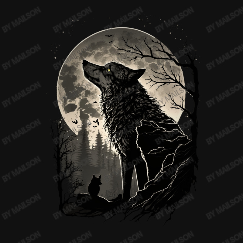 Night Wolf Baby Bibs by mailson | Artistshot