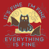 It's Fine I'm Fine Everything Is Fine Funny Cat 1 Foam Snapback Hat | Artistshot