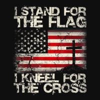 Patriot I Stand For The Flag I Kneel For The Cross Military T Shirt Foam Snapback Hat | Artistshot