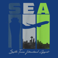 Sea Seattle Tacoma International Airport Seatac Retro Art T Shirt Foam Snapback Hat | Artistshot